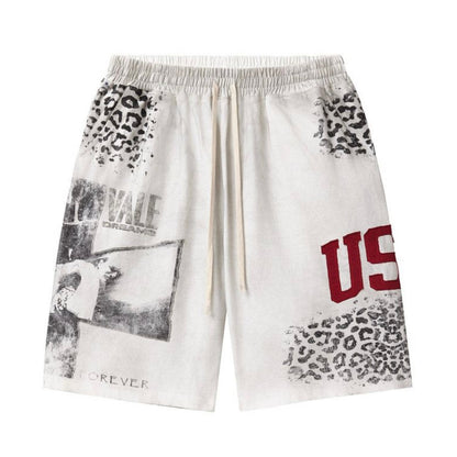 Vale Forever Cheetah White T-Shorts