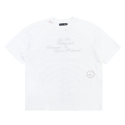 Boredom Kills Tomorrow Tee White