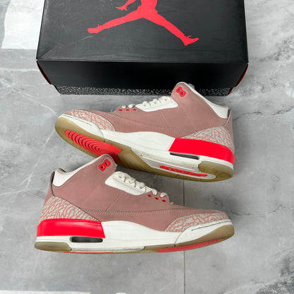 Jordan 3 Retro Rust Pink (USED)(NO INSOLES)