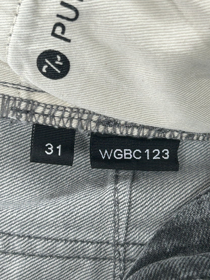 Purple Brand P001 Black Light Wax Skinny Jeans