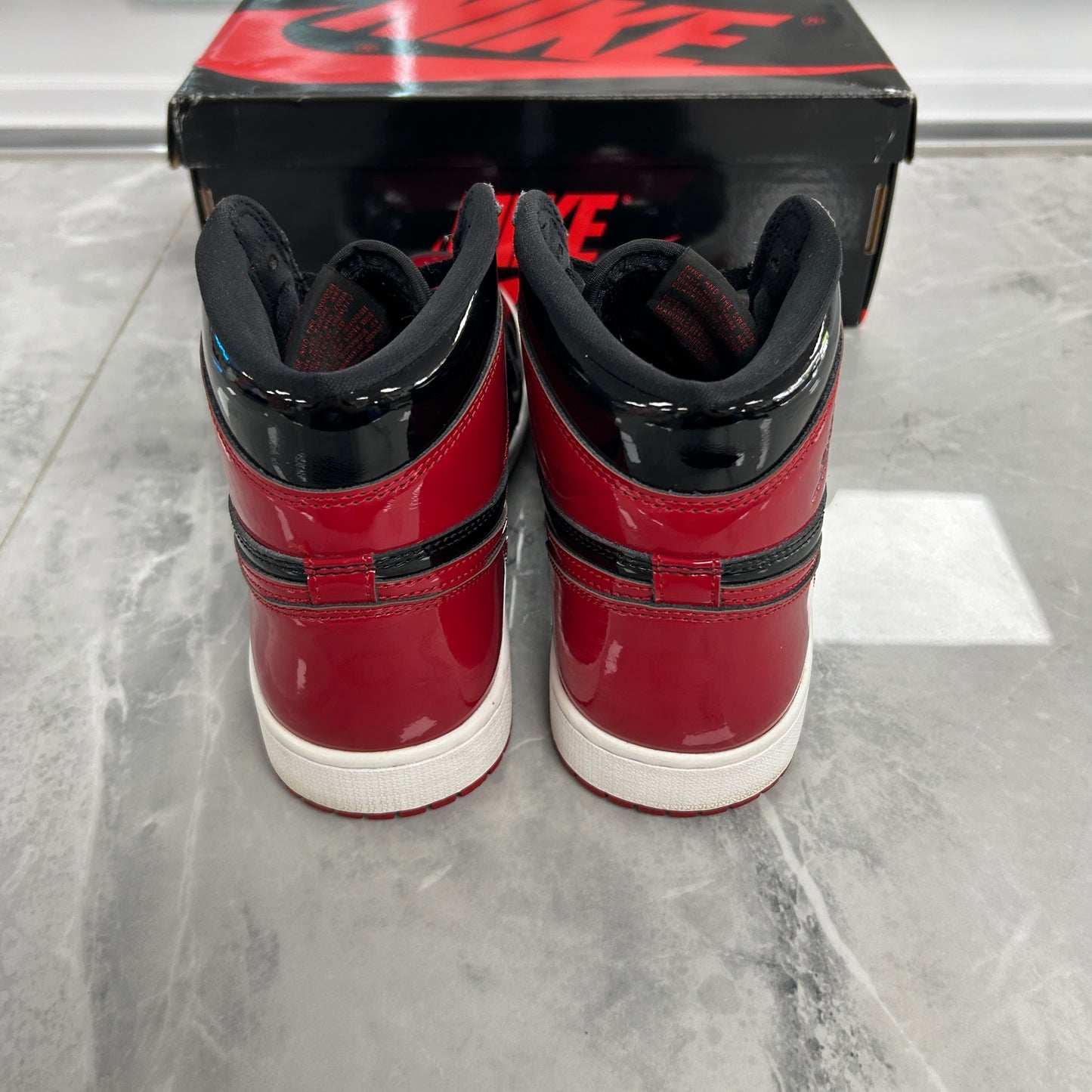 Air Jordan 1 Retro High OG Patent Bred (USED)