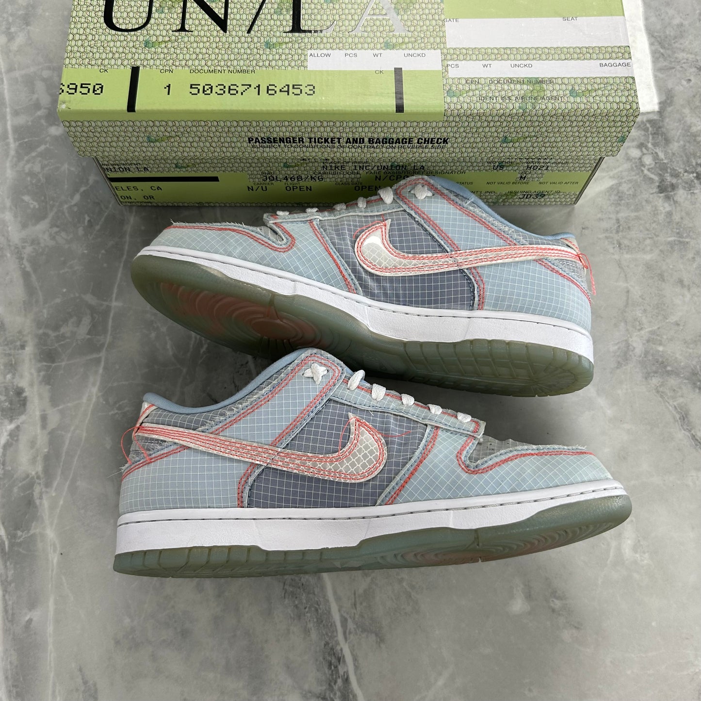 Nike Dunk Low Union Passport Pack Argon (Used)