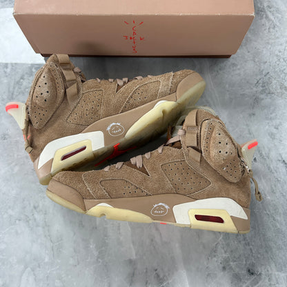 Air Jordan 6 Retro x Travis Scott British Khaki — view 3