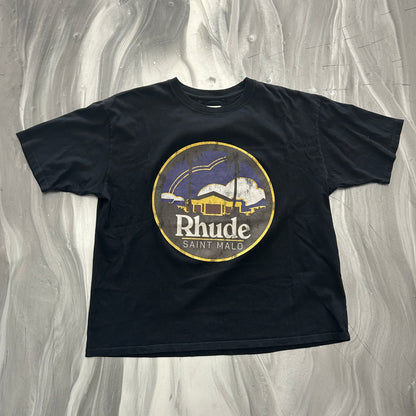 Rhude Saint Malo Tee Vintage Black