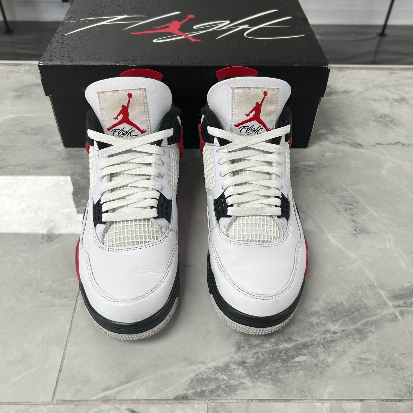 Jordan 4 Retro Red Cement (USED)