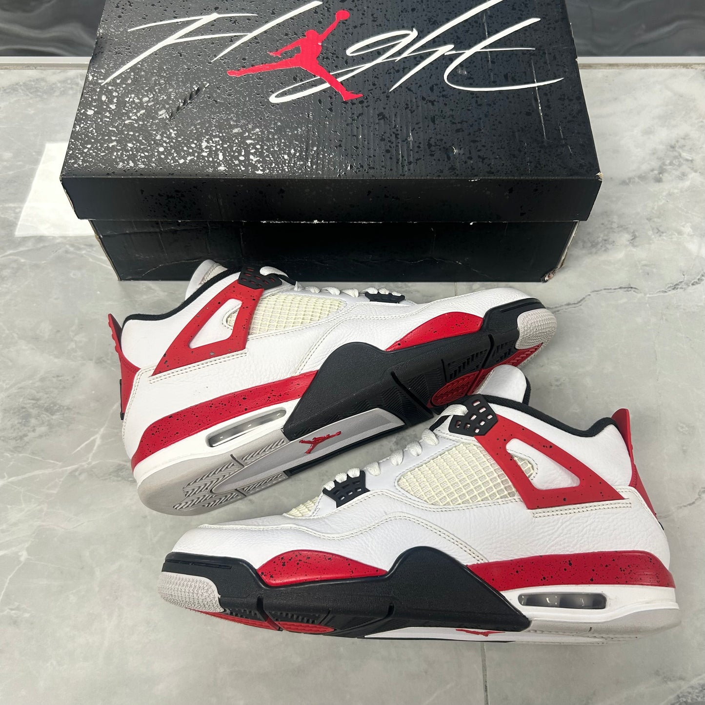 Jordan 4 Red Cement (USED)