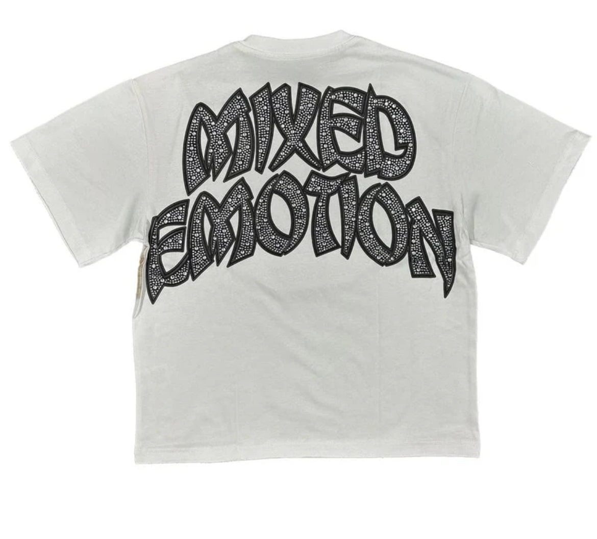 MIXED EMOTION ARCH ANGEL TEE WHITE