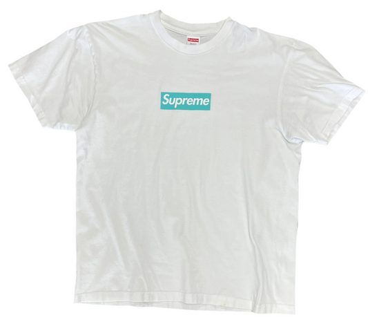 Supreme Tiffany & Co. Box Logo Tee
White