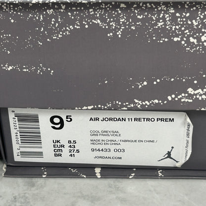 Jordan 11 Retro Pinnacle Grey Suede (USED)