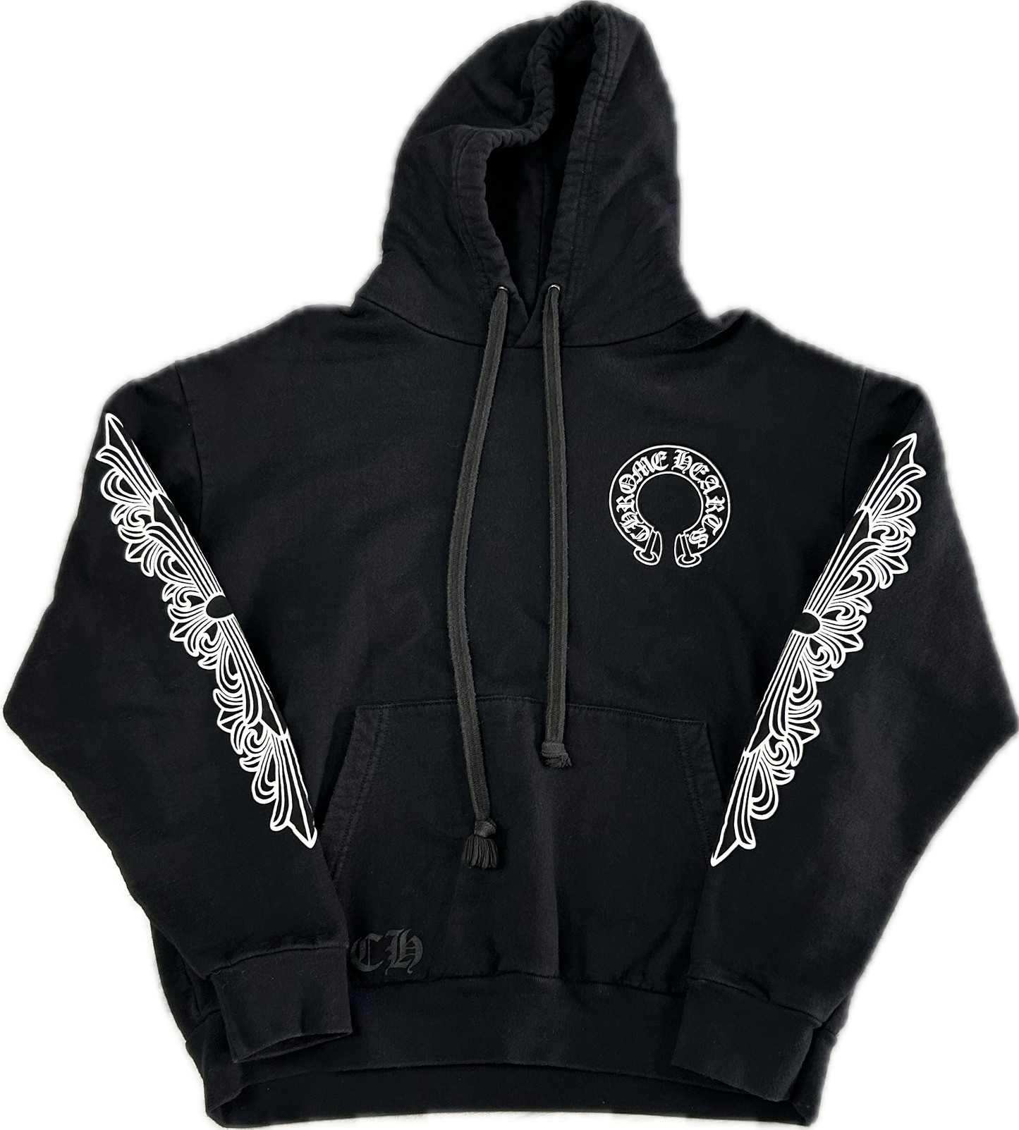 Chrome Hearts Horse Shoe Floral Hoodie