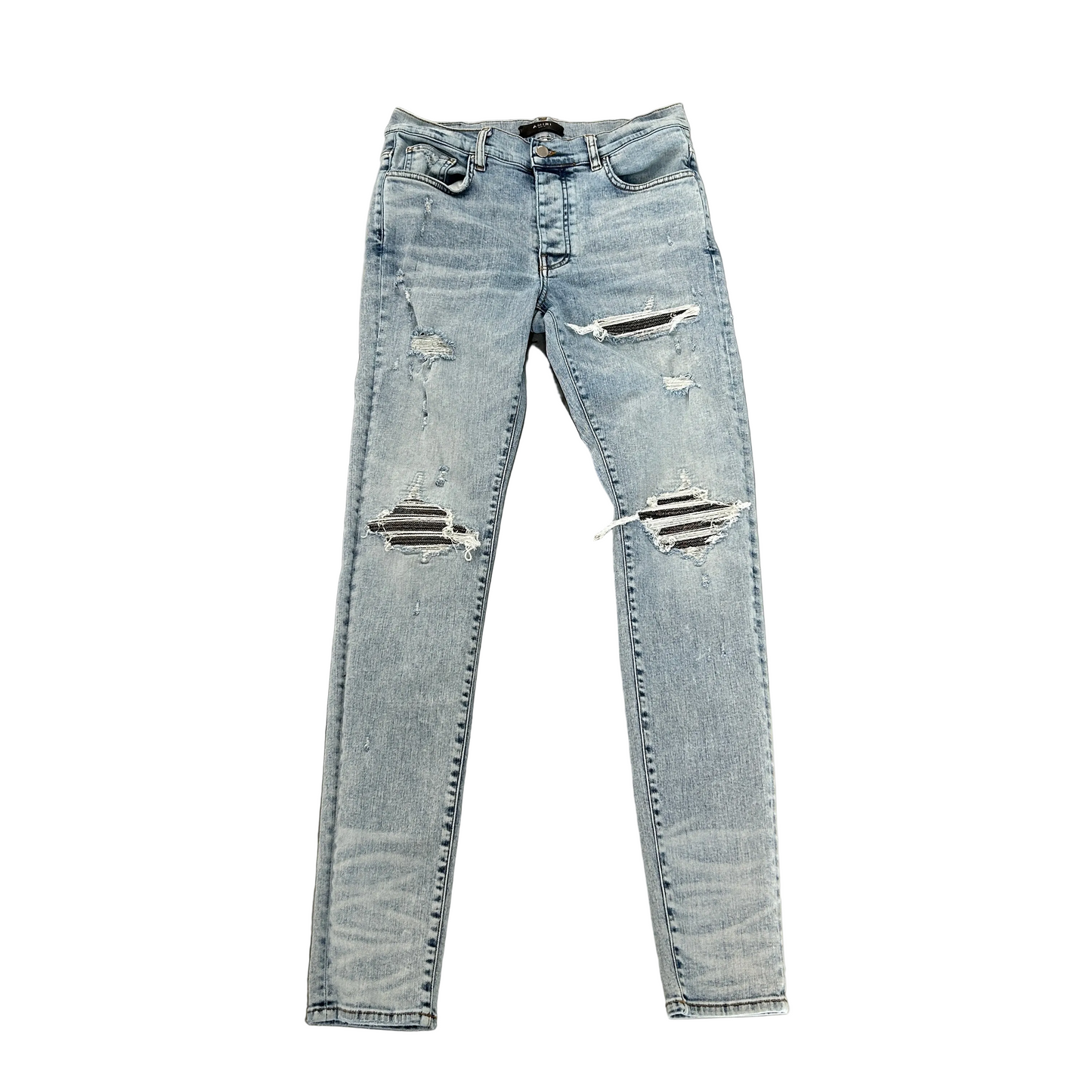 Amiri Crystal MX1 Blue Denim