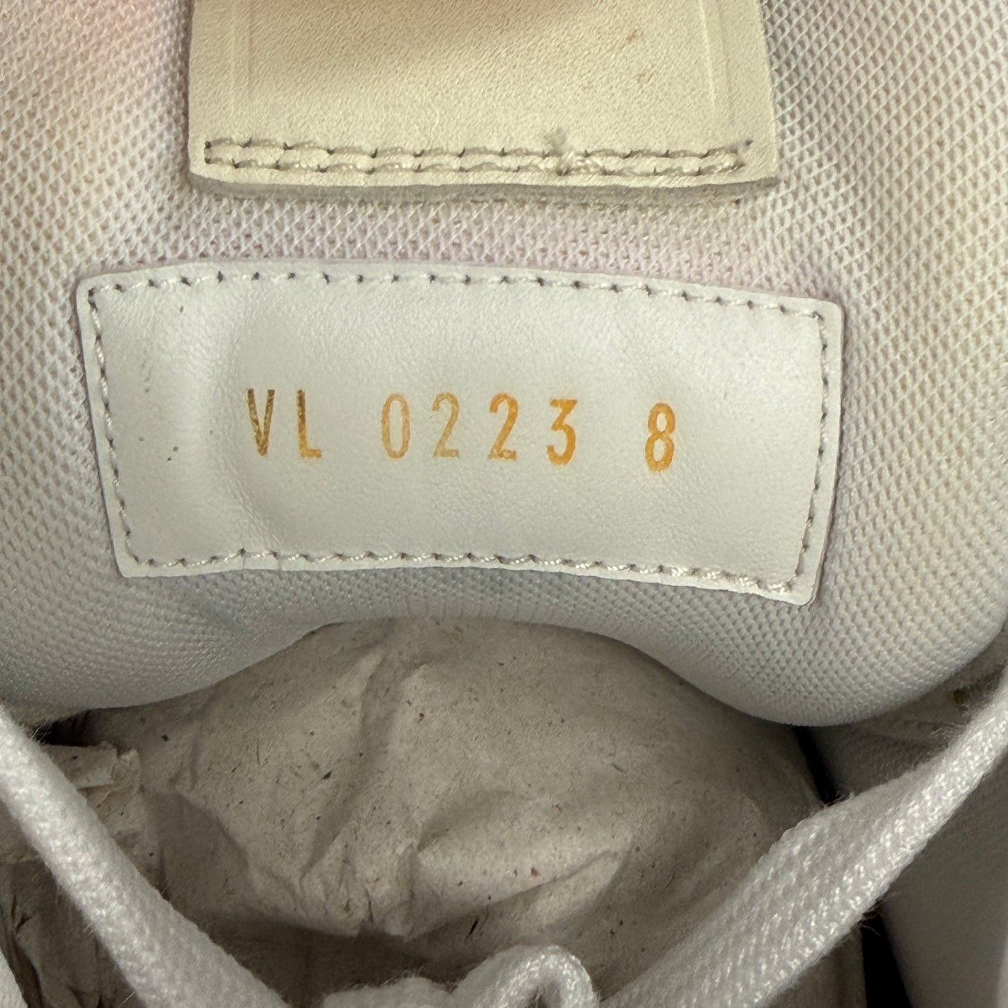 Louis Vuitton Mini Monogram Stripe Trainer Sneaker (Used)(No Box)