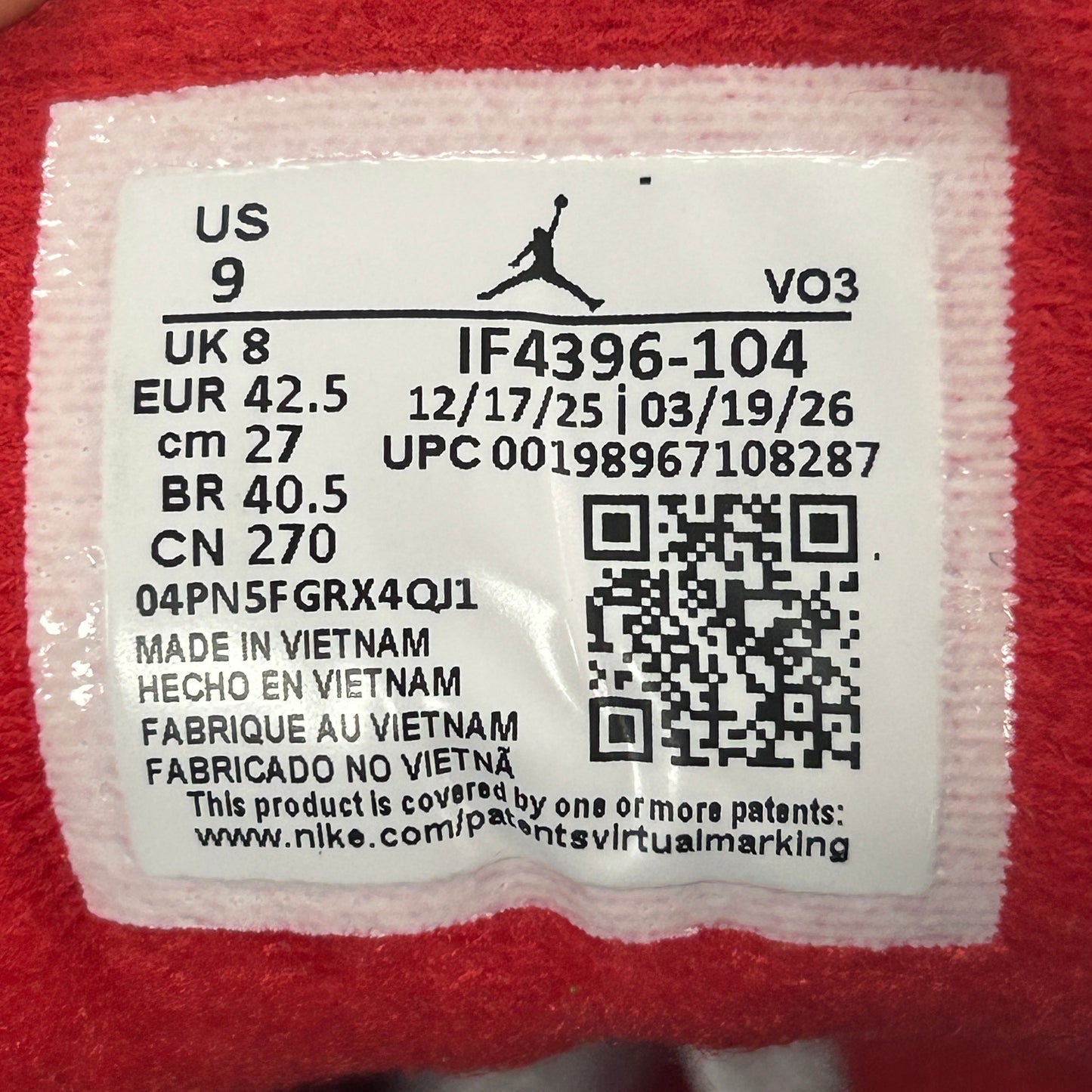 Air Jordan 3 True Blue (2026)(USED)