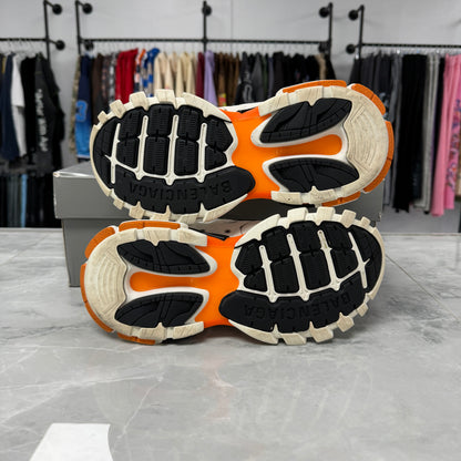 Balenciaga Orange/White Track Sneaker (Used)