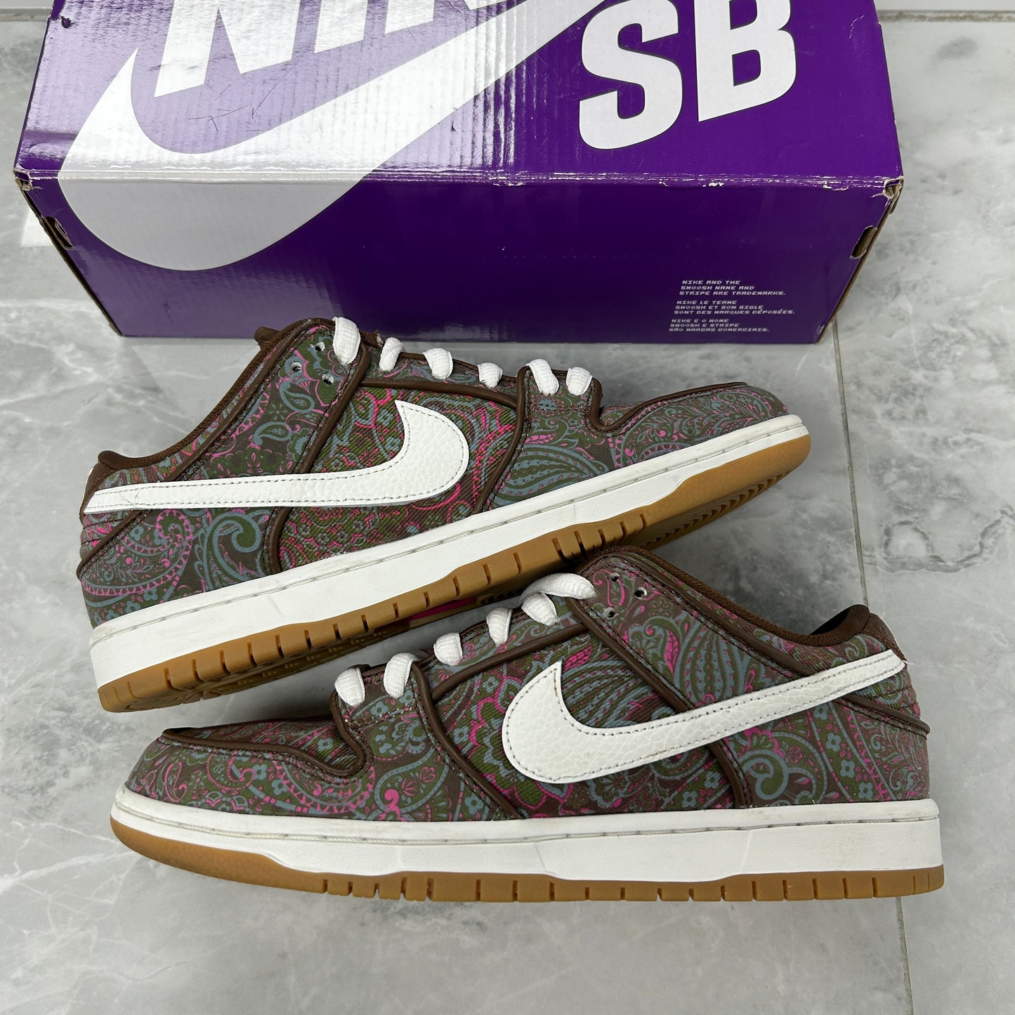 Nike SB Dunk Low Pro Paisley Brown (USED)
