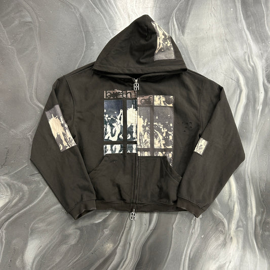 Birth Of Royal Child Flash Light Hoodie in Black - view 2