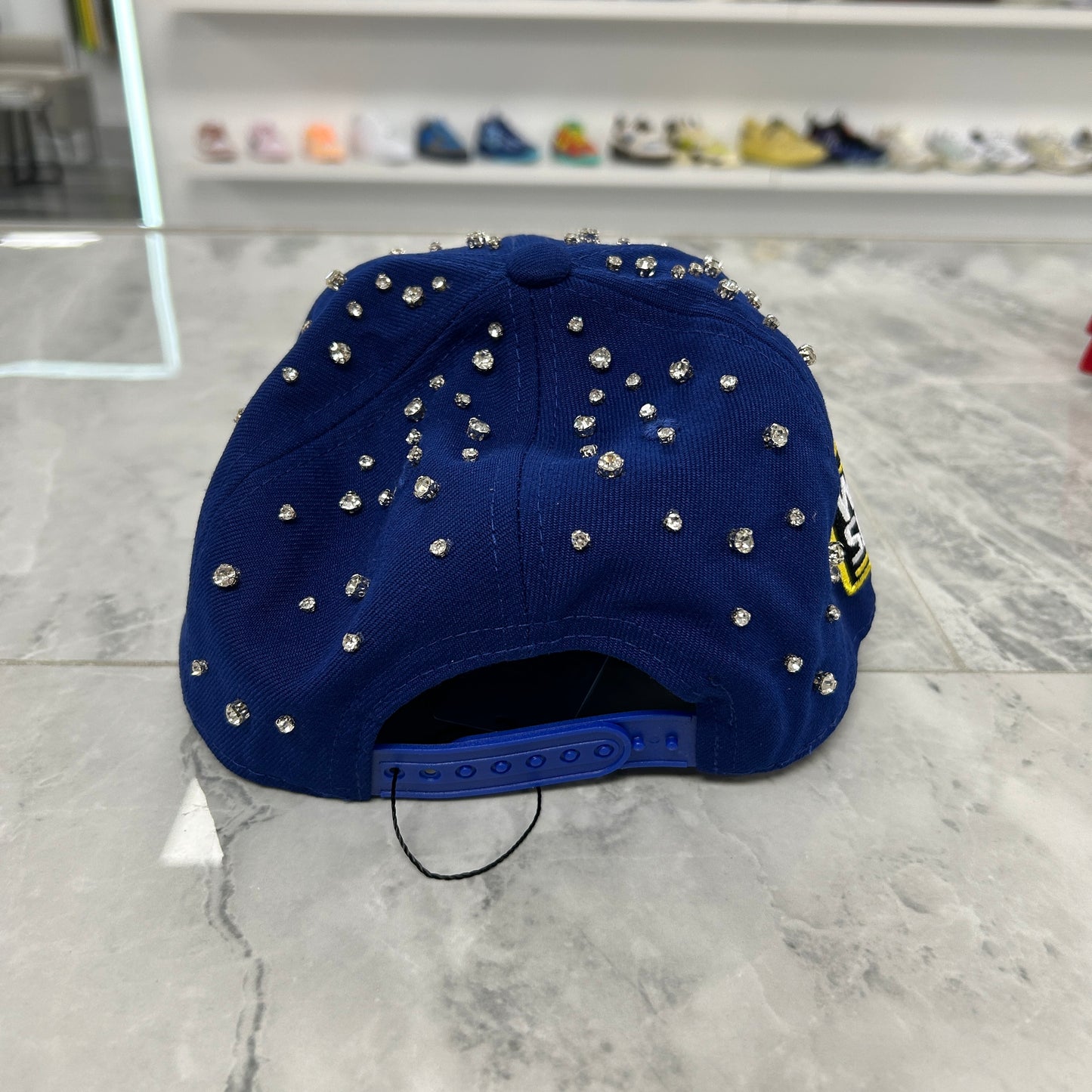 Retrovert Blue Embelished LA Hat