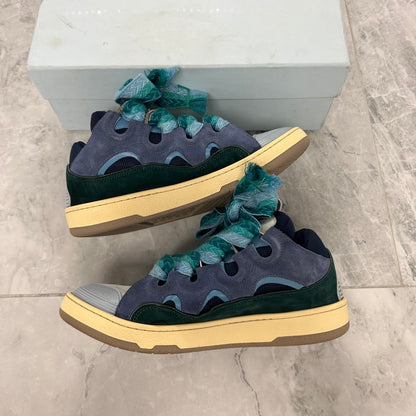 Lanvin Curb Sneakers Turquoise (USED)