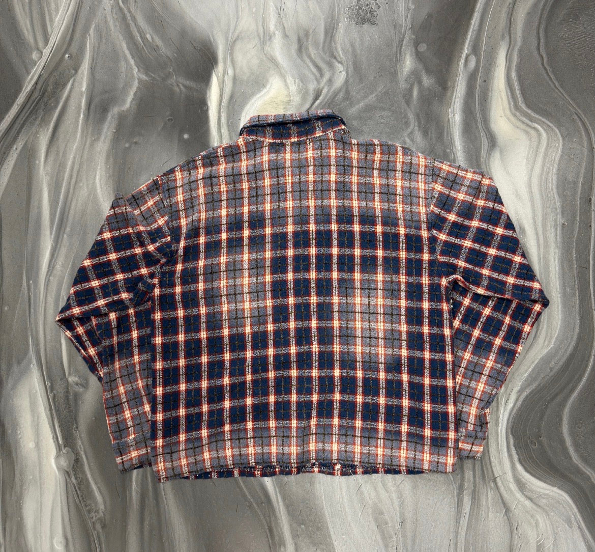 Vale Forever American Cup L/S Flannel Navy/Red