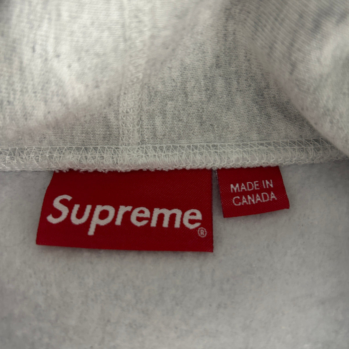 Supreme FW23 Camo Box Logo Hooded Sweatshirt Ash Grey