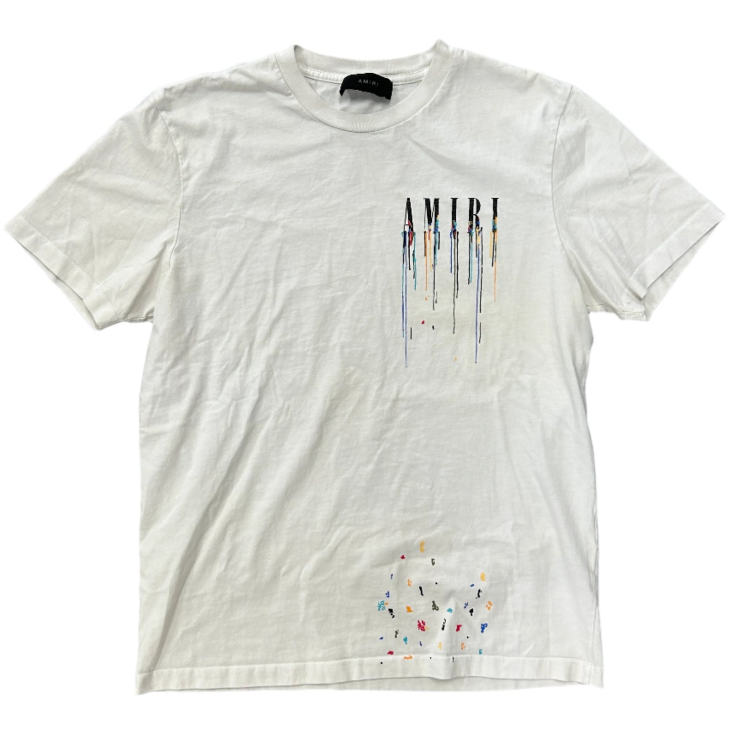 Amiri Paint Logo White Tee