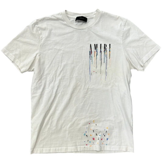 Amiri Paint Logo White Tee