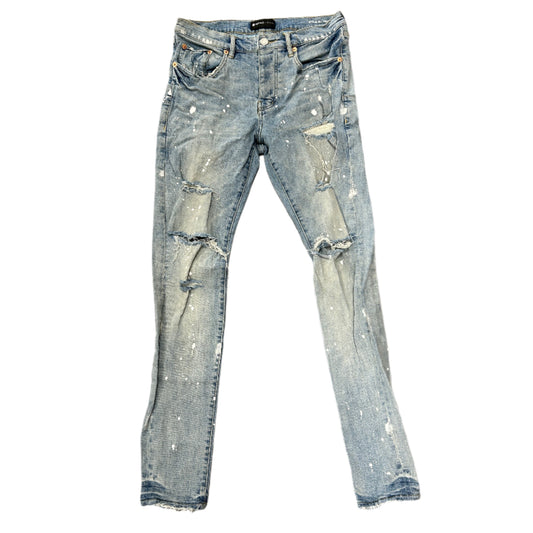 Purple Jeans P001 Blue Painter Jeans