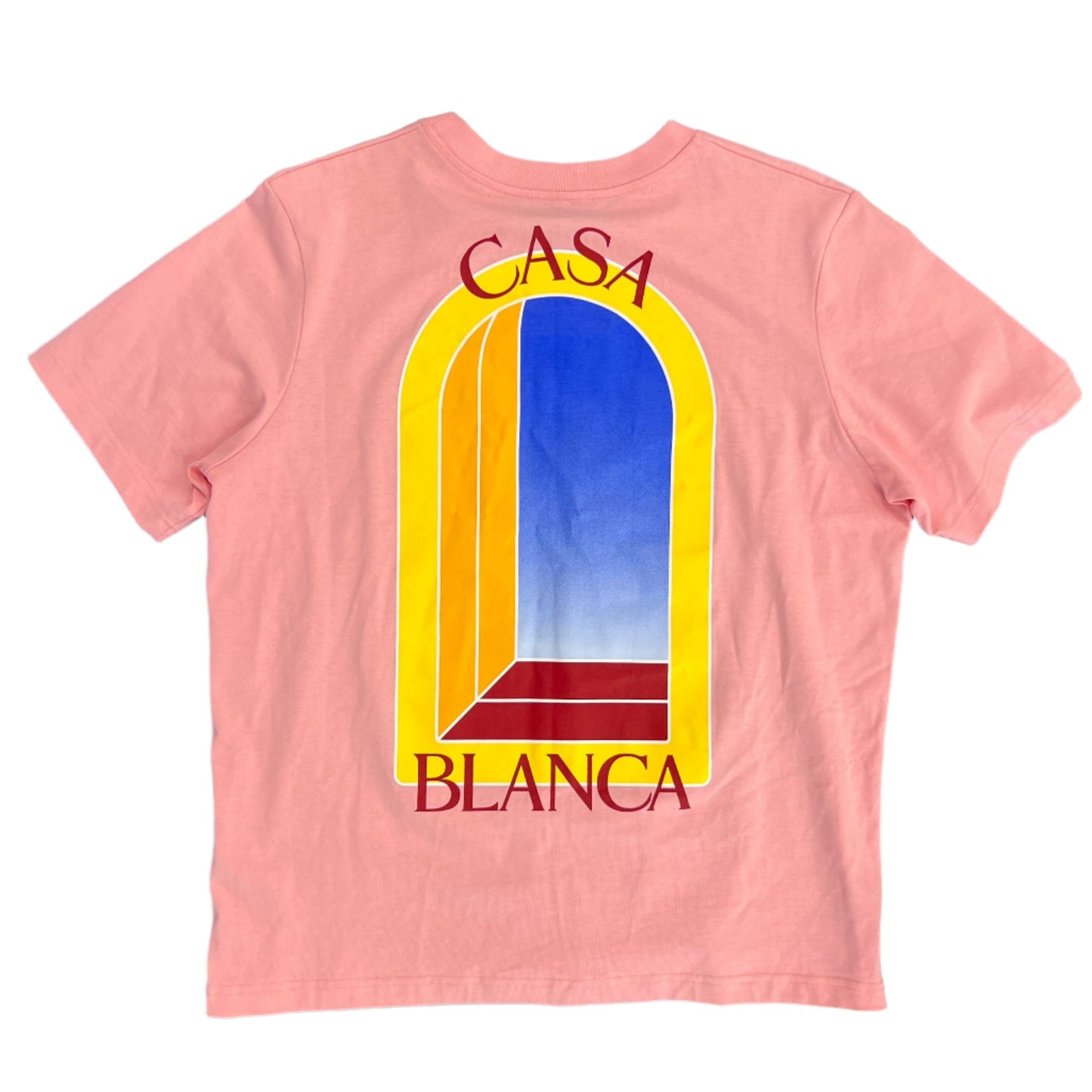 Casa Blanca Pink Short Sleeve Logo Tee