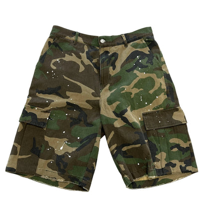 HMDD Camo Paint Splatter Shorts