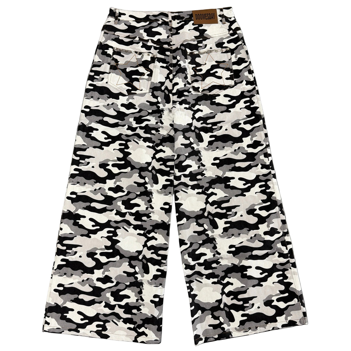 Doomesday Winter Camo Spike Jeans