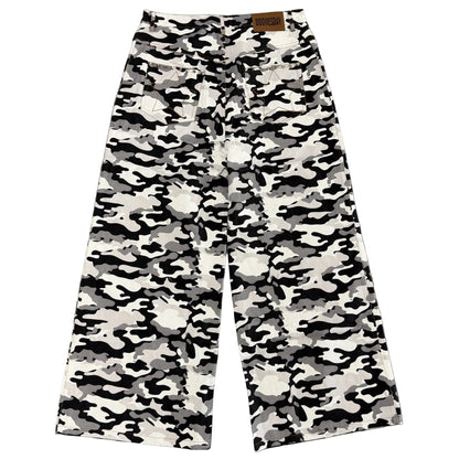 Doomesday Winter Camo Spike Jeans