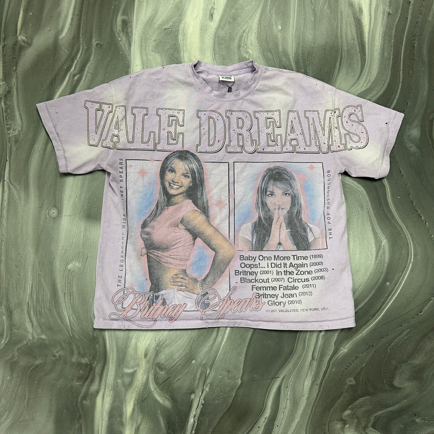 Vale Forever Icon Bling Tee Mauve