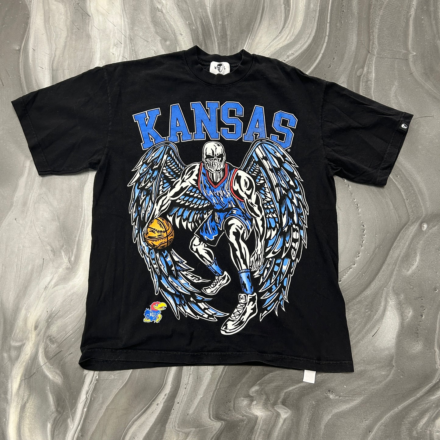 WARREN LOTAS COLLEGE
NCAA KANSAS JAYHAWKS T-SHIRT BLACK