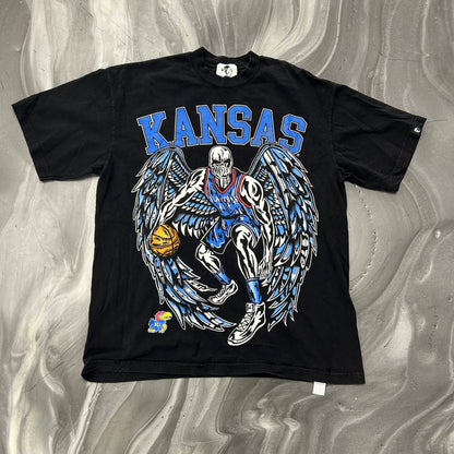 WARREN LOTAS COLLEGE
NCAA KANSAS JAYHAWKS T-SHIRT BLACK