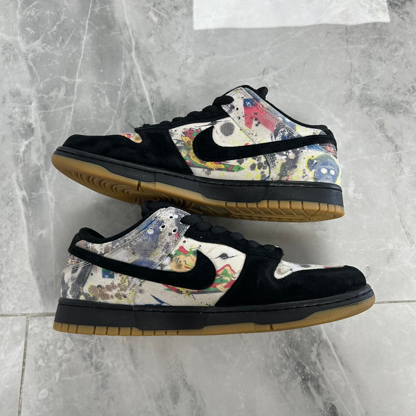 Nike SB Dunk Low Supreme Rammellzee (Used)(No Box)
