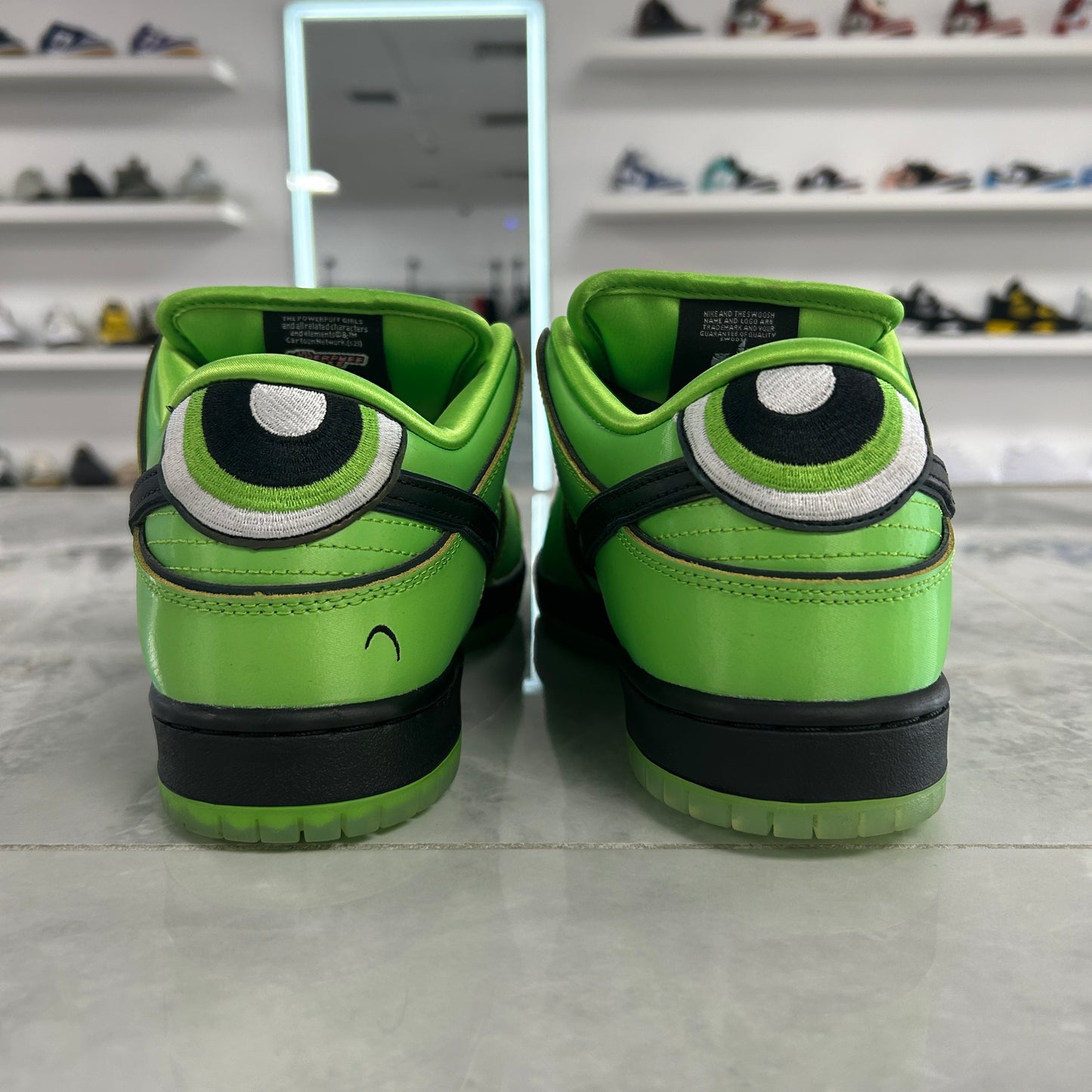 Nike SB Dunk Low The Powerpuff Girls Buttercup (USED)(NO BOX)