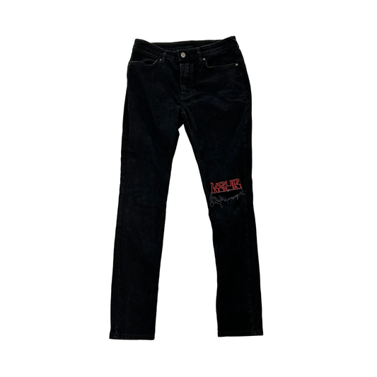 Ksubi Van Winkle Laid Back Sting Black Jeans