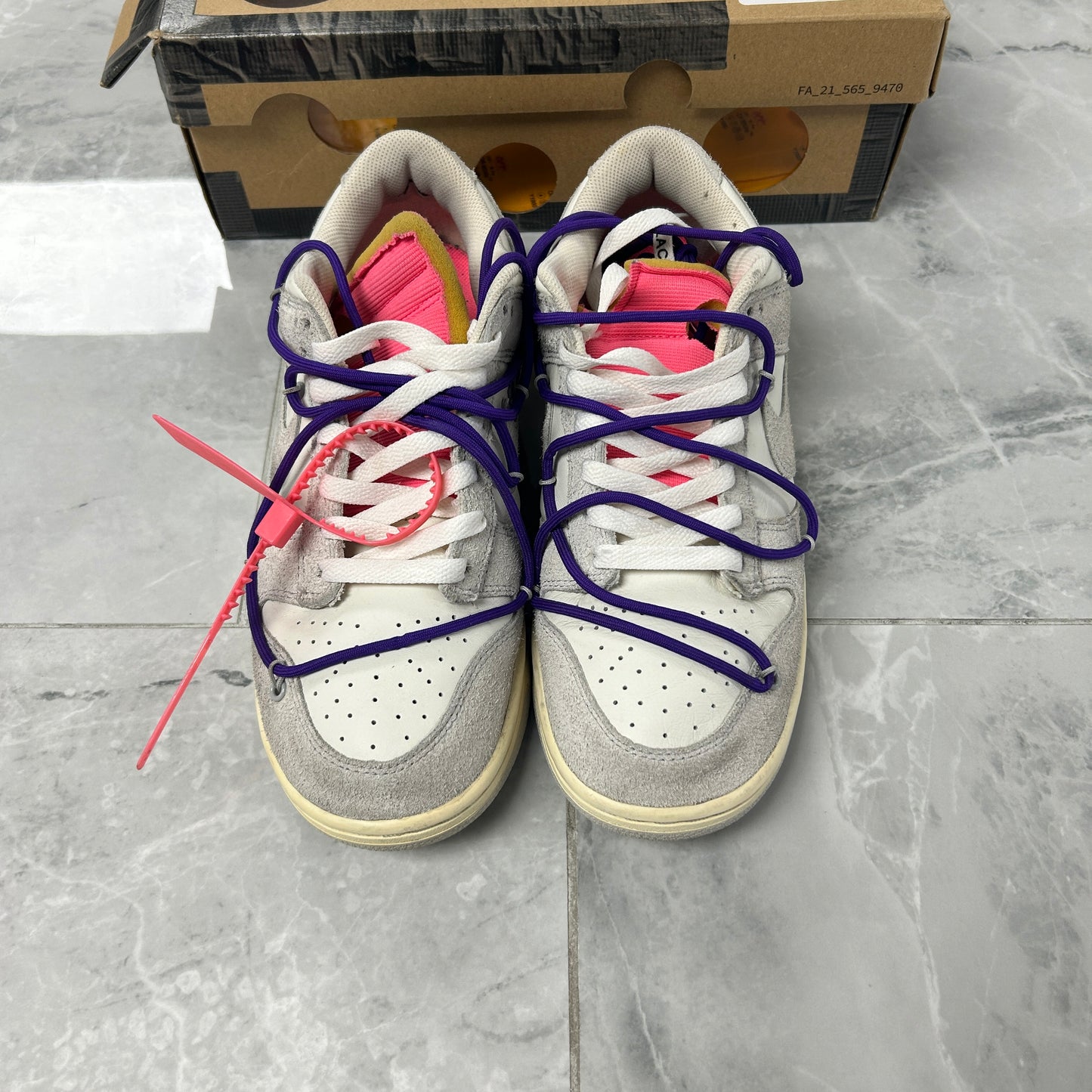 Nike Off-White Dunk Low Lot 15 (USED)