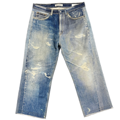 Our Legacy Third Cut Straight-Leg Printed Jeans