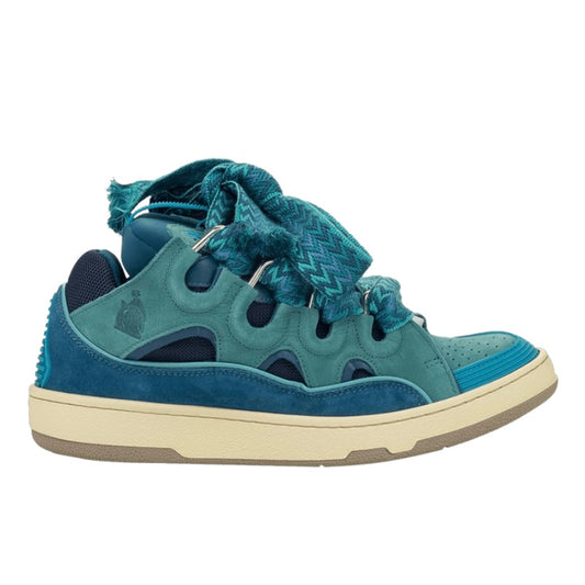 Lanvin Curb Sneakers Turquoise (USED)