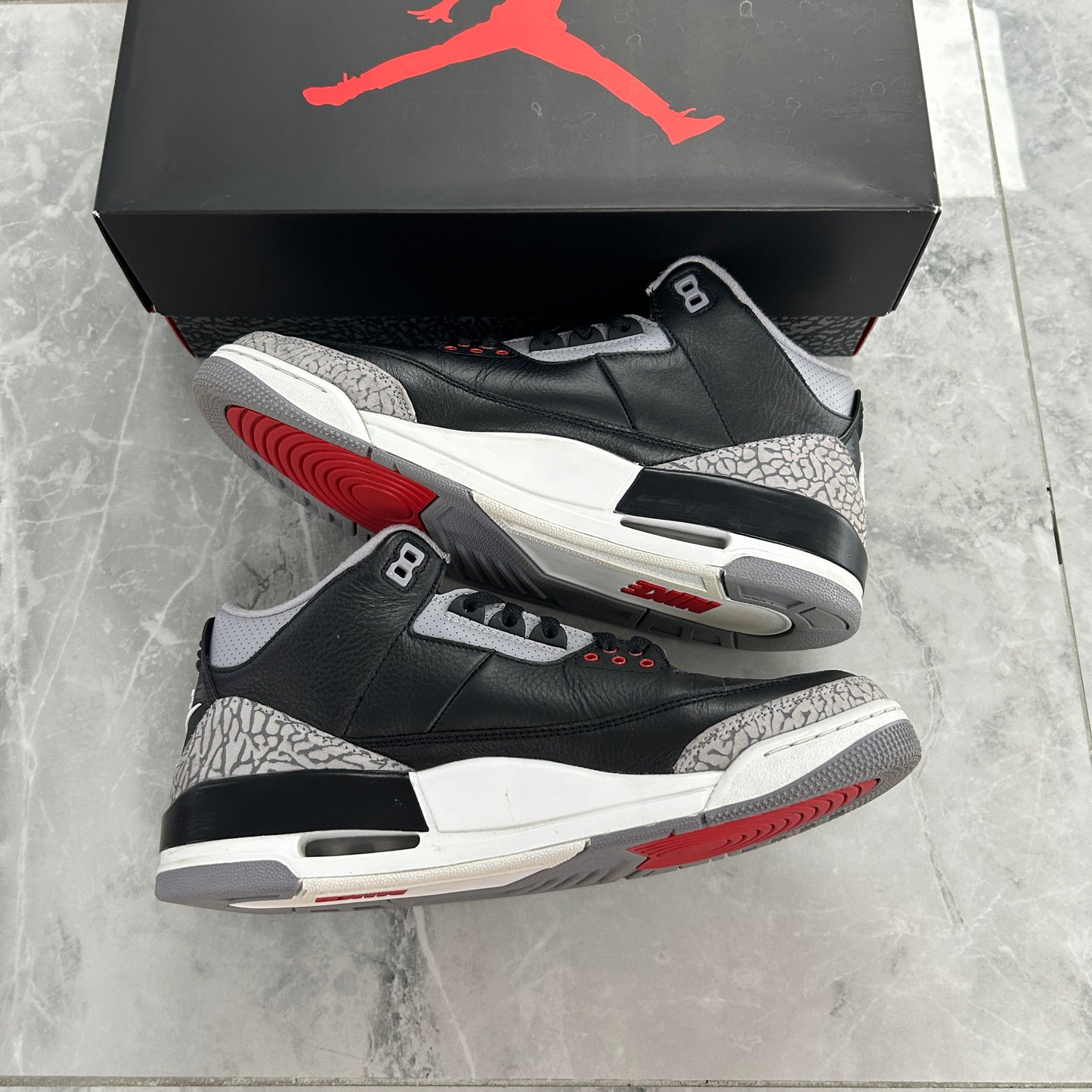 Air Jordan 3 Retro OG Black Cement 2024 (USED)