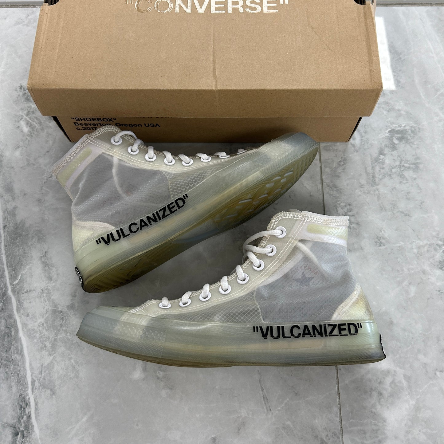 Converse Chuck Taylor All Star Vulcanized Hi Off-White (Used)