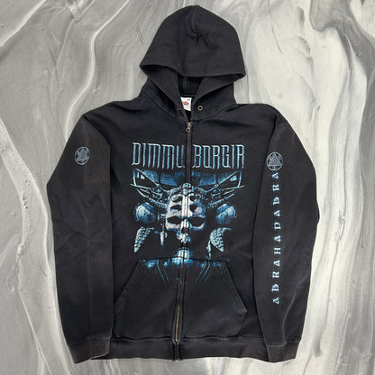 Dimmu Borgir Vintage Metal Band Zip Up Hoodie