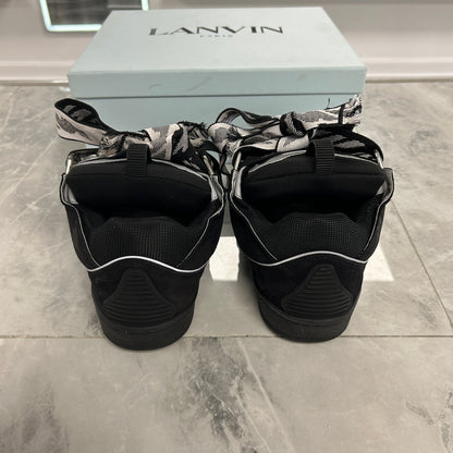 Lanvin Curb Sneakers 'Black Grey' (USED)