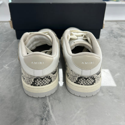 AMIRI Skel Top Low Snake Alabaster (USED)