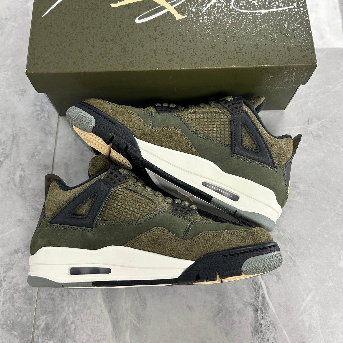Air Jordan 4 Retro SE Craft Olive (USED)