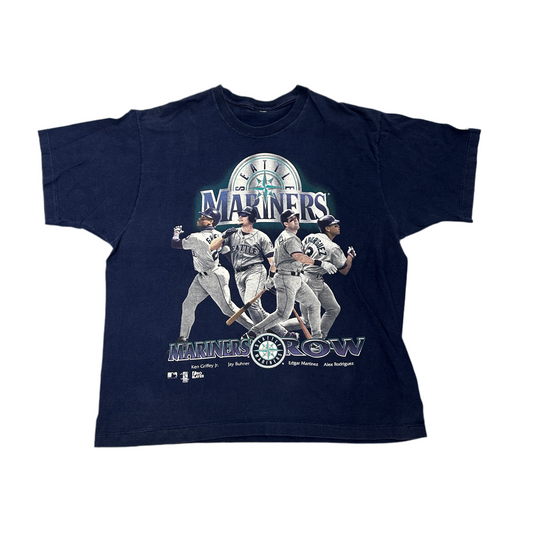 Vintage Mariners Big 4 Tee Navy Blue
