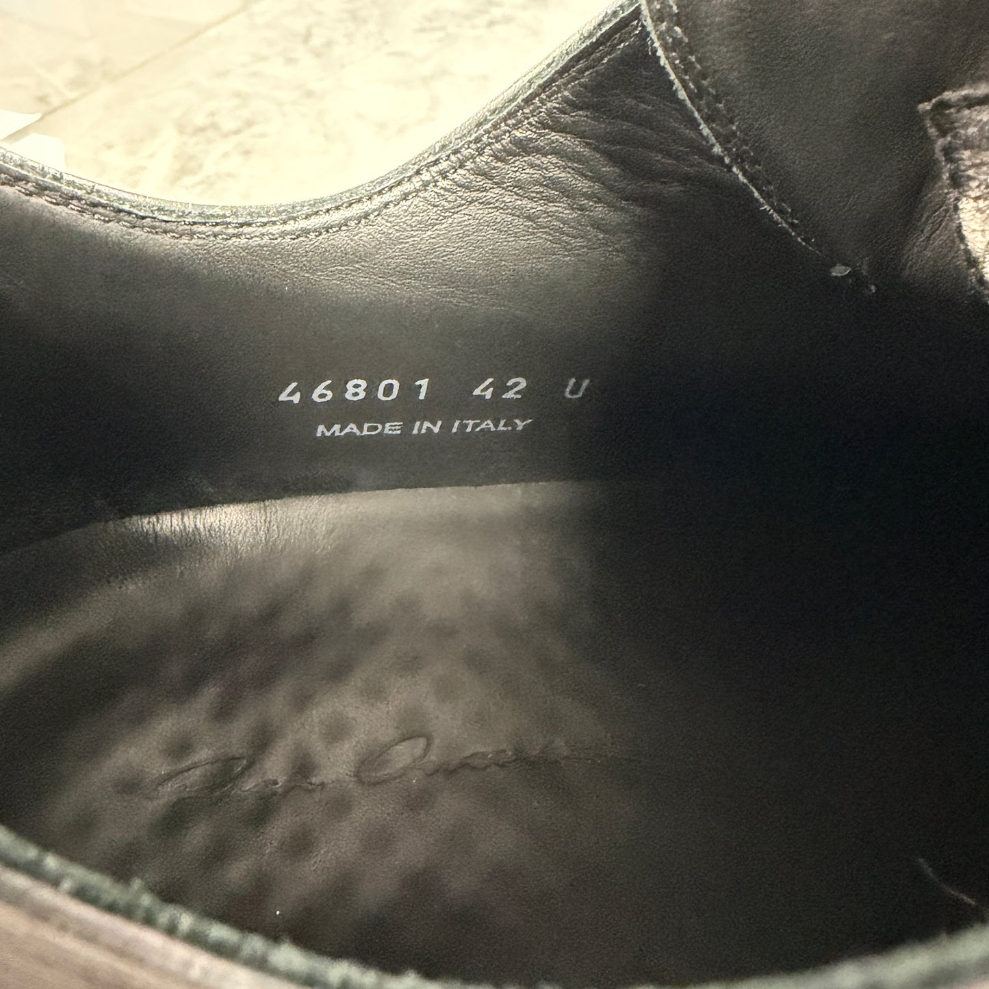 Rick Owens Ramones Low Sneaker Black Milk (USED)