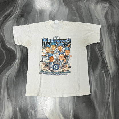 Vintage Mariners Bobble Heads Tee