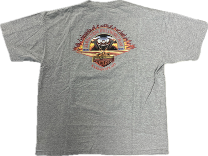Vintage Harley Cracked Logo Tee